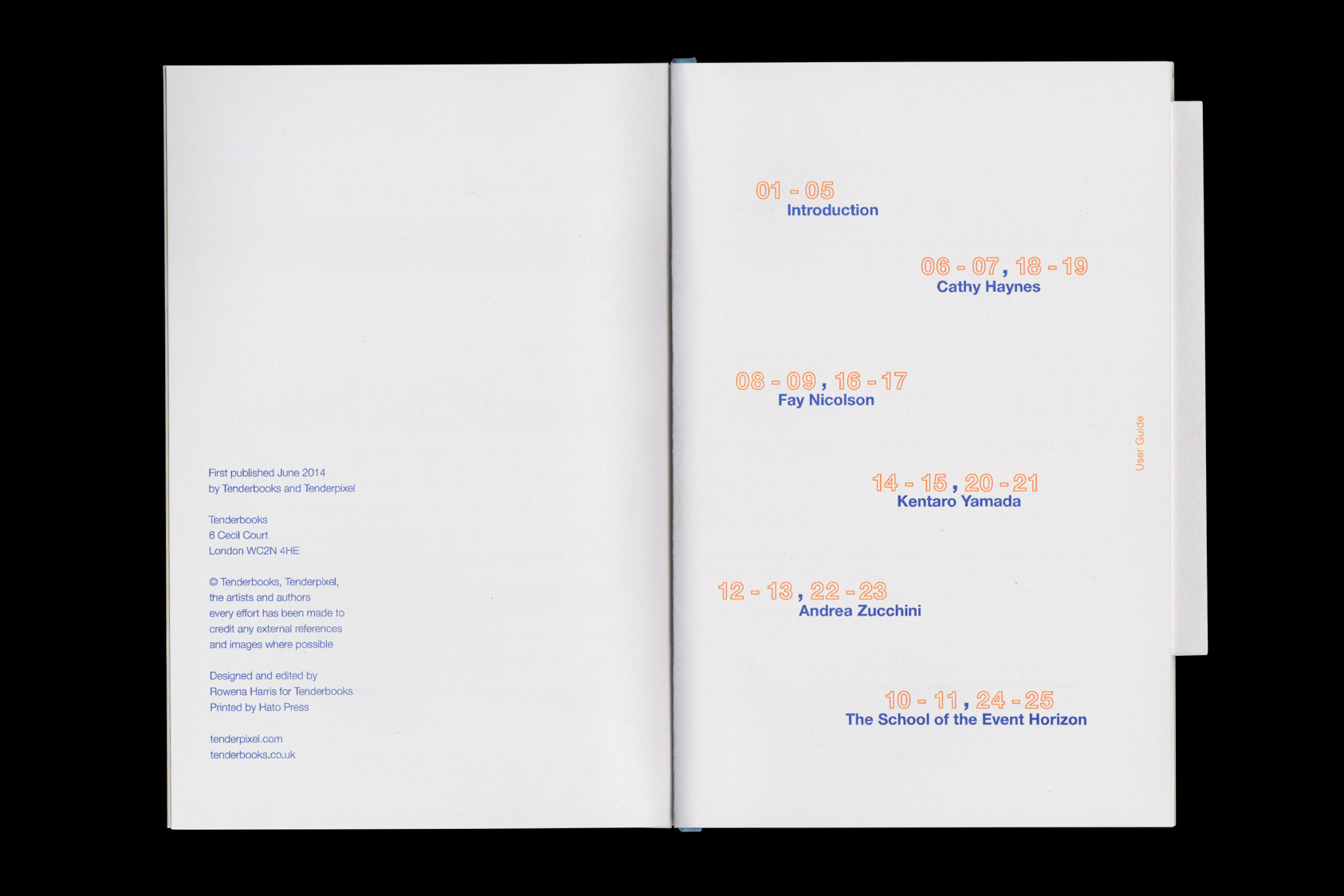 Point of Divergence - publication for Tenderbooks, 2014 by the agency for emerging ideas
